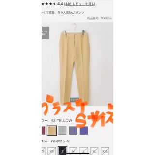 プラステ(PLST)の【プラステ】ウォームリザーブ　スティックパンツS(クロップドパンツ)