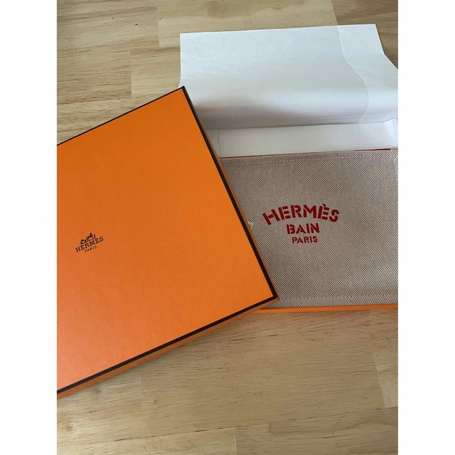 新品未使用タグ付 HERMES デザインポーチ