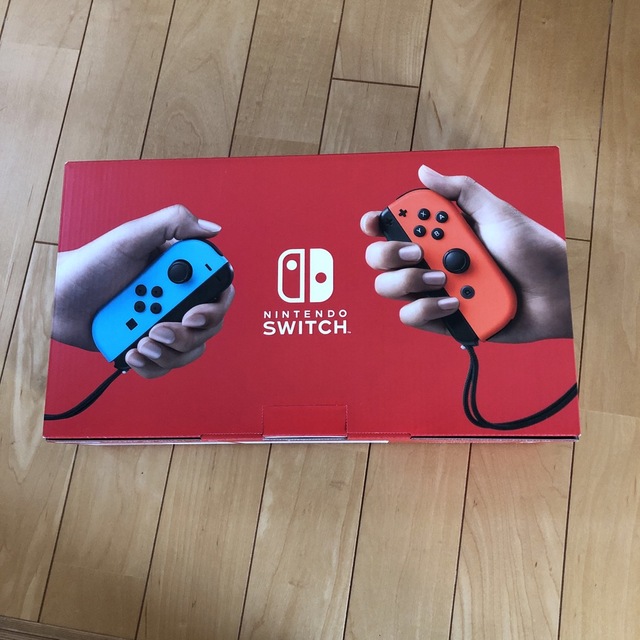 Nintendo Switch JOY-CON(L) ネオンブルー/(R) ネオ エンタメ/ホビーのゲームソフト/ゲーム機本体(家庭用ゲーム機本体)の商品写真