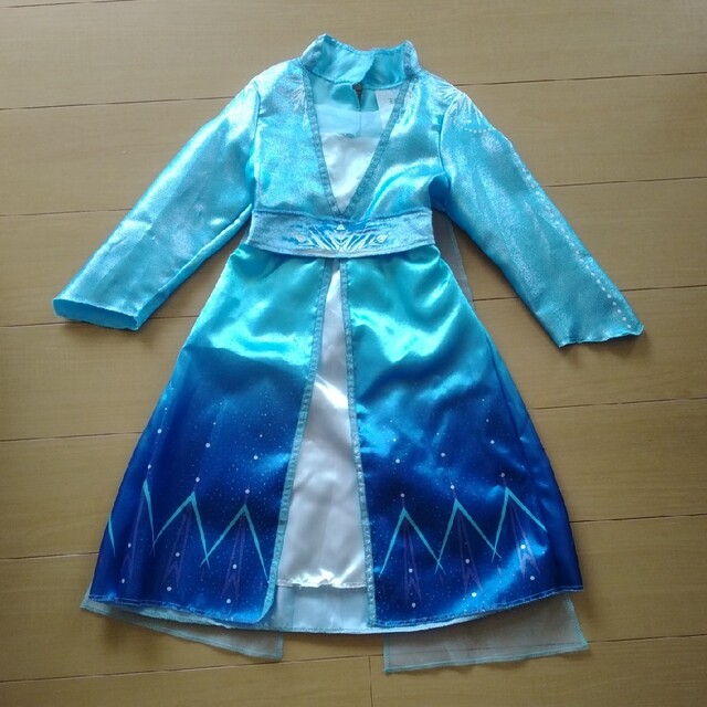 アナと雪の女王 キッズ エルサのコスプレセット トラベルドレス