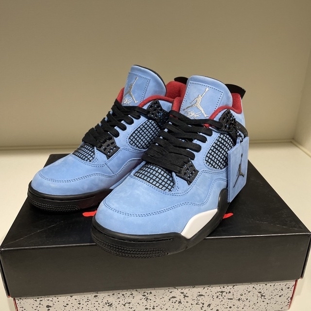 Travis Scott × Nike Air Jordan 4メンズ