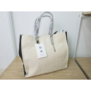 ミアン(MIAN)の新品 定価4,950円 mian 切替デザイン2WAYバッグ シルバー(ハンドバッグ)