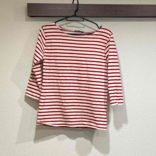 イング(INGNI)の赤ボーダー　ロンティー(Tシャツ(長袖/七分))