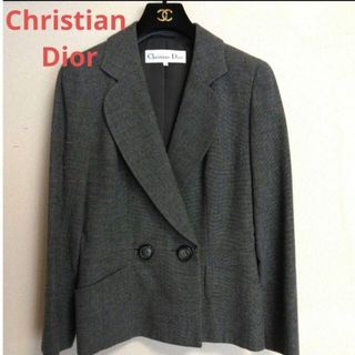 クリスチャンディオール(Christian Dior)のChristian Dior ウール100% 上質 ジャケット(テーラードジャケット)