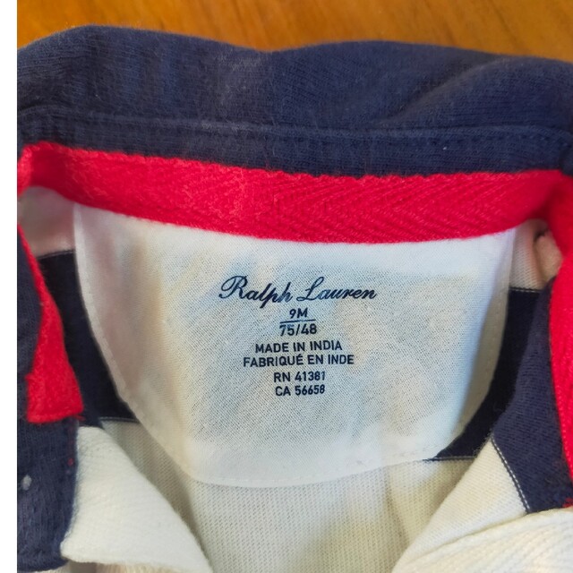 POLO RALPH LAUREN(ポロラルフローレン)のRALPH LAUREN　半袖　ロンパース キッズ/ベビー/マタニティのベビー服(~85cm)(ロンパース)の商品写真