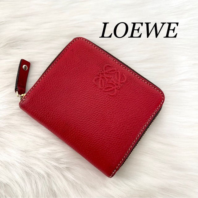 最大2000円引き マラソン期間 【LOEWE】ボーダー コインケース