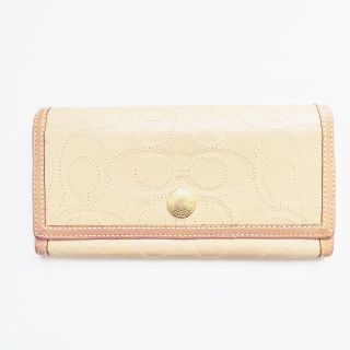 コーチ(COACH)のコーチ 長財布 エルゴ,シグネチャー柄(財布)