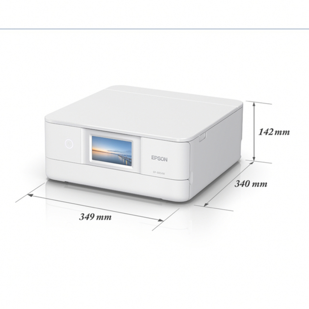 エプソンプリンター　A4インクジェット複合機カラリオ　EP-885AW ホワイト