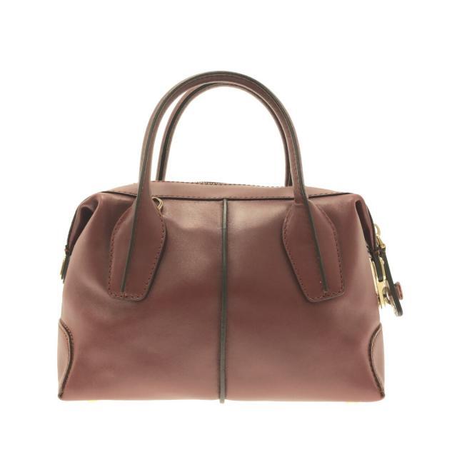 珍しい - TOD'S トッズ レザー ボルドー ハンドバッグ ハンドバッグ