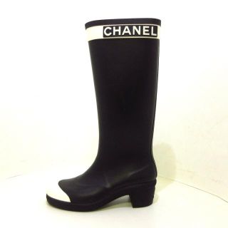 シャネル(CHANEL)のシャネル レインブーツ 39 レディース -(レインブーツ/長靴)