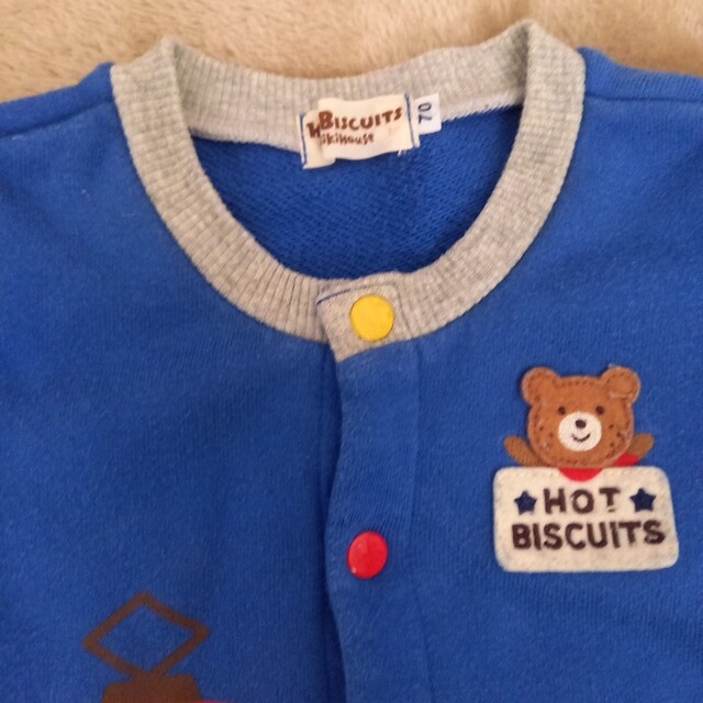 HOT BISCUITS(ホットビスケッツ)のホットビスケッツ ロンパース 70 キッズ/ベビー/マタニティのベビー服(~85cm)(ロンパース)の商品写真