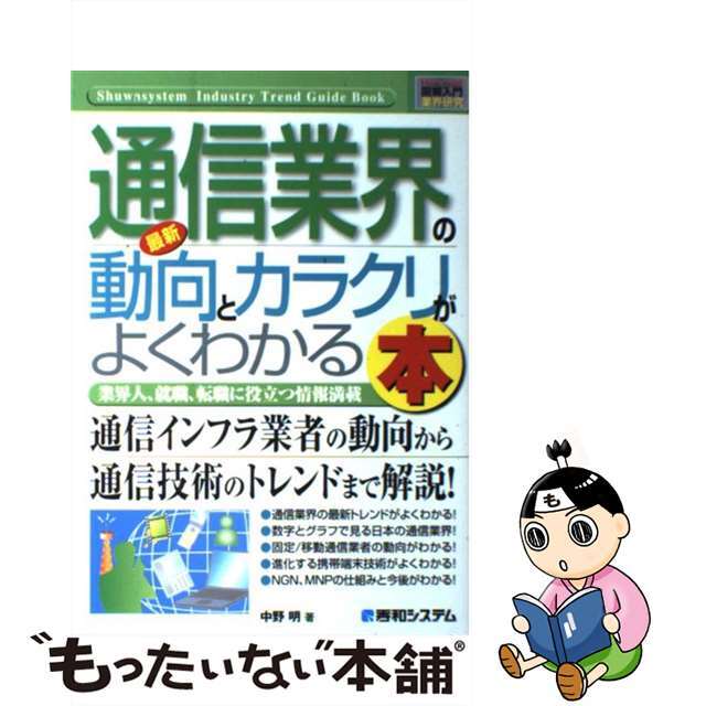 【中古】 最新通信業界の動向とカラクリがよくわかる本 業界人、就職、転職に役立つ情報満載/秀和システム/中野明 エンタメ/ホビーの本(ビジネス/経済)の商品写真