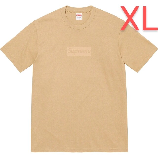 Supreme Tonal Box Logo Tee Khaki XLサイズ - Tシャツ/カットソー ...