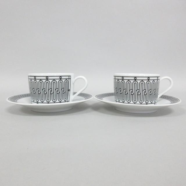 エルメス 食器新品同様 - 白×黒 陶器 エルメス 食器新品同様 - 白×黒 陶器