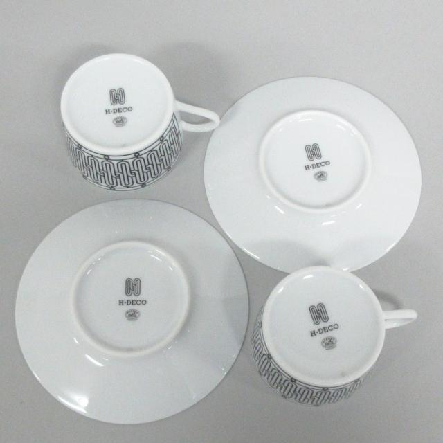 エルメス 食器新品同様 - 白×黒 陶器 エルメス 食器新品同様 - 白×黒 陶器