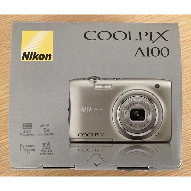 32GBメモリーカード付 Nikon COOLPIX A 100 SILVER - コンパクト