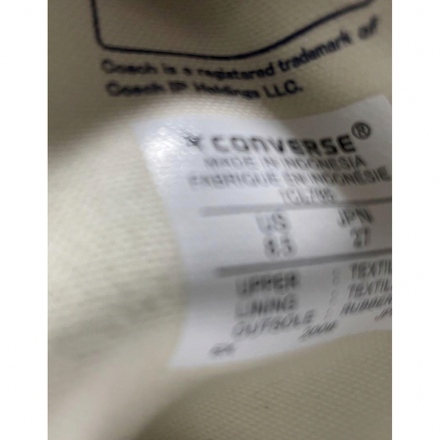 CONVERSE(コンバース)のCONVERSE ADDICT 2020AW COACH CANVAS HI  メンズの靴/シューズ(スニーカー)の商品写真