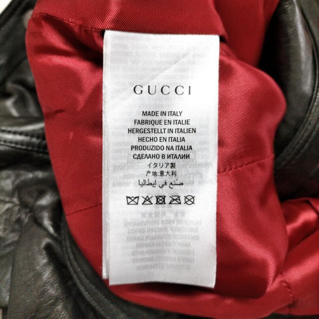 Gucci(グッチ)のグッチ ライダースジャケット - 290487 黒 レディースのジャケット/アウター(ライダースジャケット)の商品写真