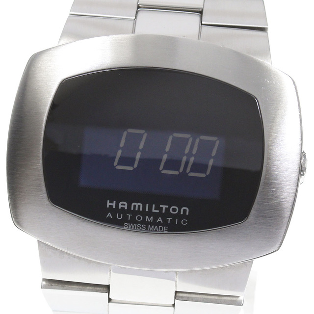 偉大な Hamilton 【HAMILTON】ハミルトン メンズ_721752 オートクォーツ H525150 パルソマティック 腕時計(デジタル) 