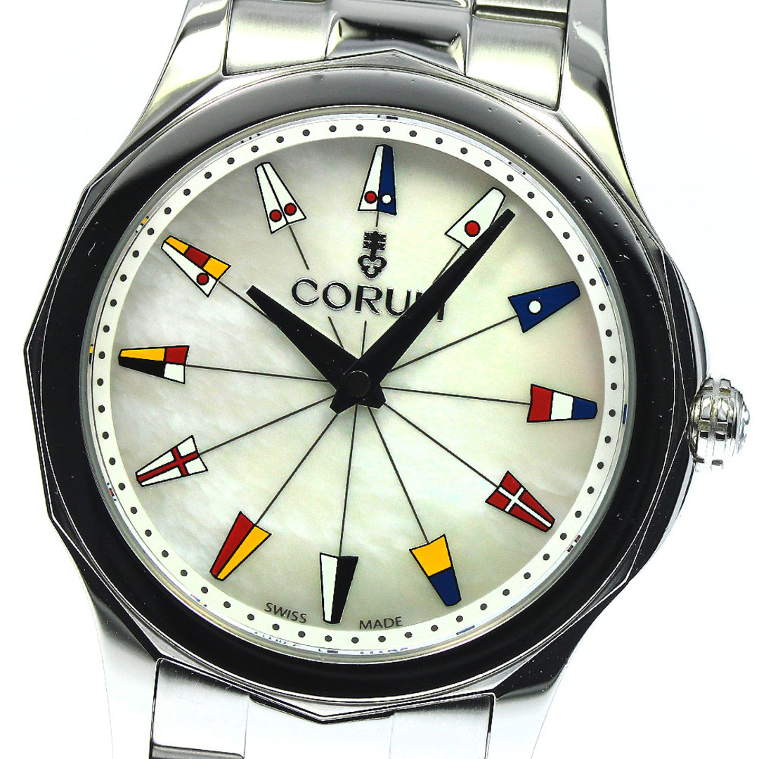 ☆良品 【CORUM】コルム アドミラルズカップ 01.0132 クォーツ レディース_739526【ev15】