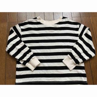 ザラキッズ(ZARA KIDS)のZARA ボーダートップス　122(Tシャツ/カットソー)