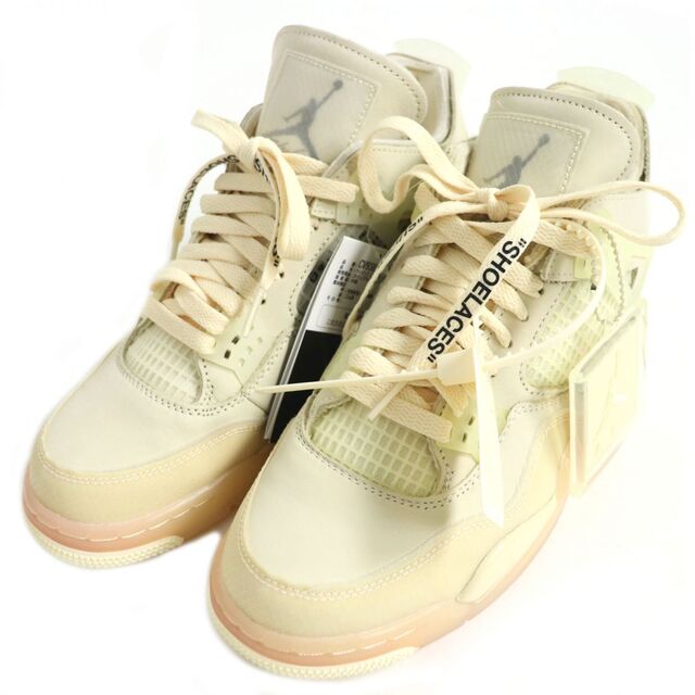 オフホワイトOFF White×NIKE　aj-４　箱付き　セイル