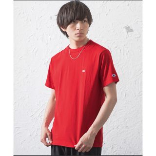 チャンピオン(Champion)の★新品★チャンピオン  半袖　Tシャツ　赤(Tシャツ/カットソー(半袖/袖なし))