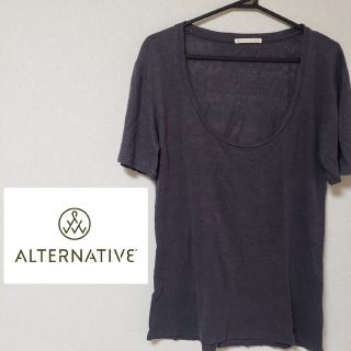 オルタナティブ(ALTERNATIVE)のALTERNATIVE 深Uネックカットソー(カットソー(半袖/袖なし))