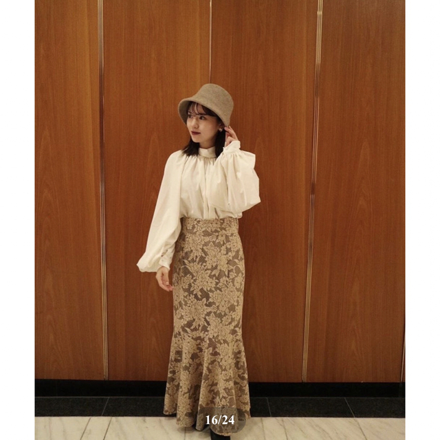 acka】lace mermaid skirt（beige）size0-connectedremag.com