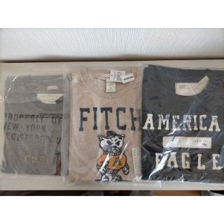 アバクロンビーアンドフィッチ(Abercrombie&Fitch)のアバクロ/アメリカンイーグル Tシャツ Sサイズ 3枚セット(Tシャツ/カットソー(半袖/袖なし))