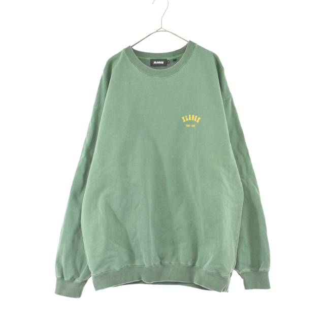 XLARGE - X-LARGE エクストララージ EAGLE LOGO PIGMENT CREWNECK