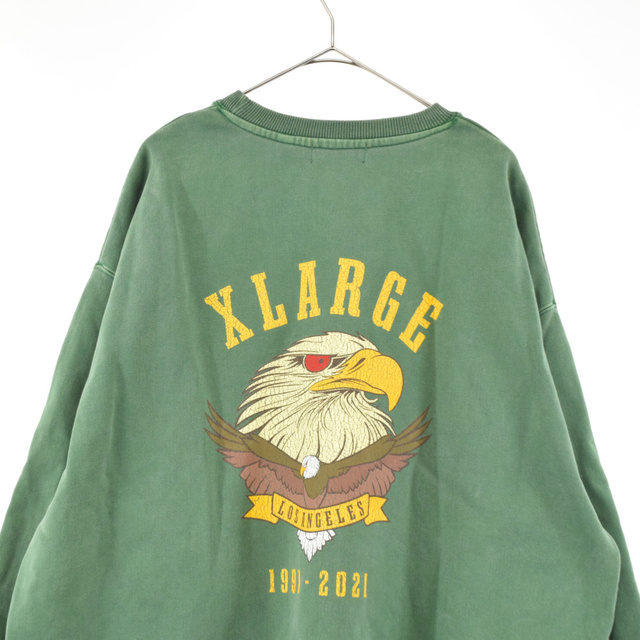 XLARGE - X-LARGE エクストララージ EAGLE LOGO PIGMENT CREWNECK