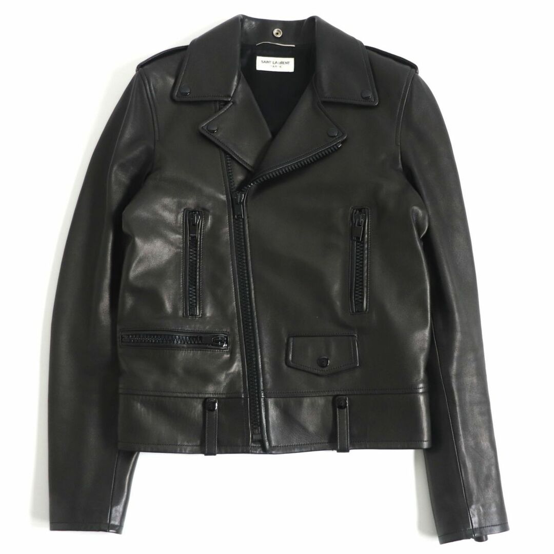 SAINT LAURENT PARIS サンローランパリ 15AW エディ期 クラシックモーターサイクルレザージャケット 397290 Y5YA1