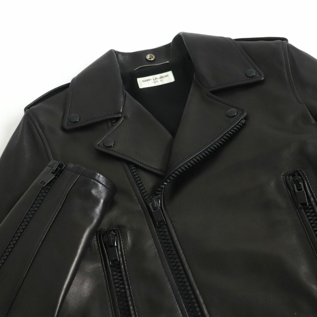 SAINT LAURENT PARIS サンローランパリ 15AW エディ期 クラシックモーターサイクルレザージャケット 397290 Y5YA1