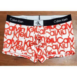 カルバンクライン(Calvin Klein)のカルバンクライン　新品　メンズ　ボクサーパンツ(ホワイト/レッドM)(ボクサーパンツ)