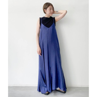 アパルトモンドゥーズィエムクラス(L'Appartement DEUXIEME CLASSE)の【最終価格】New wash maxi onepiece ブルー(ロングワンピース/マキシワンピース)