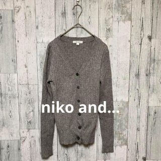 ニコアンド(niko and...)のniko and ニコアンド　レディース　カーディガン　③ M(カーディガン)