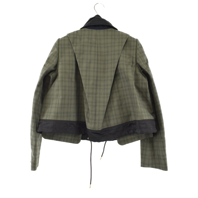 sacai(サカイ)のSacai サカイ 20SS Suiting Jacket グレンチェック テーラードジャケット グリーン レディース 20-04893 レディースのジャケット/アウター(テーラードジャケット)の商品写真