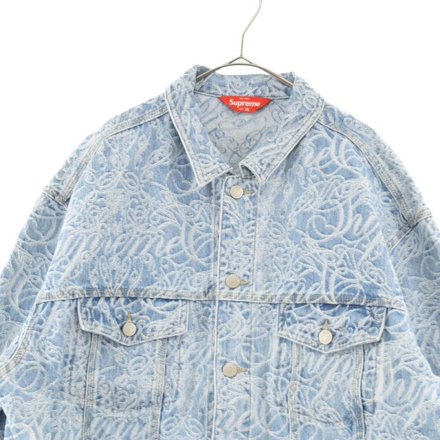 Script Jacquard Denim Trucker Jacket - fall winter 2022 - Supreme