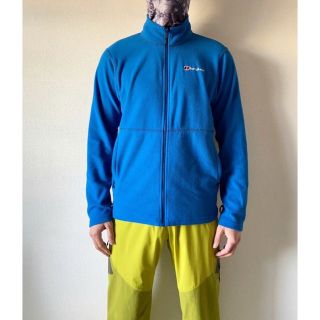 berghaus - old berghaus ライトブルー "ステッチデザイン" フリースジャケット