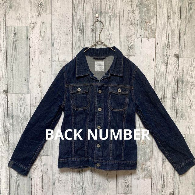 BACK NUMBER(バックナンバー)のBACK NUMBER バックナンバー　レディース　デニム　ジャケット　Mサイズ レディースのジャケット/アウター(Gジャン/デニムジャケット)の商品写真