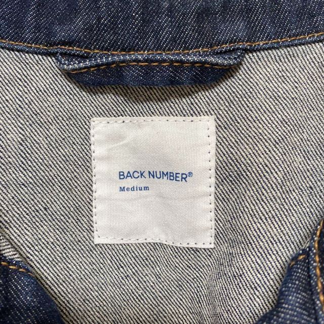 BACK NUMBER(バックナンバー)のBACK NUMBER バックナンバー　レディース　デニム　ジャケット　Mサイズ レディースのジャケット/アウター(Gジャン/デニムジャケット)の商品写真