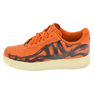 ナイキ(NIKE)のNIKE ナイキ AIR FORCE1 07 SKELTON QS CU8067-800 エアフォース1 ローカットスニーカー スケルトン オレンジ US7/25cm(スニーカー)