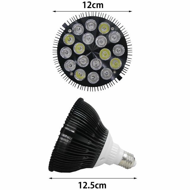 E26口金 54W 珊瑚 植物育成 水草用 水槽用 LED QL-14BK