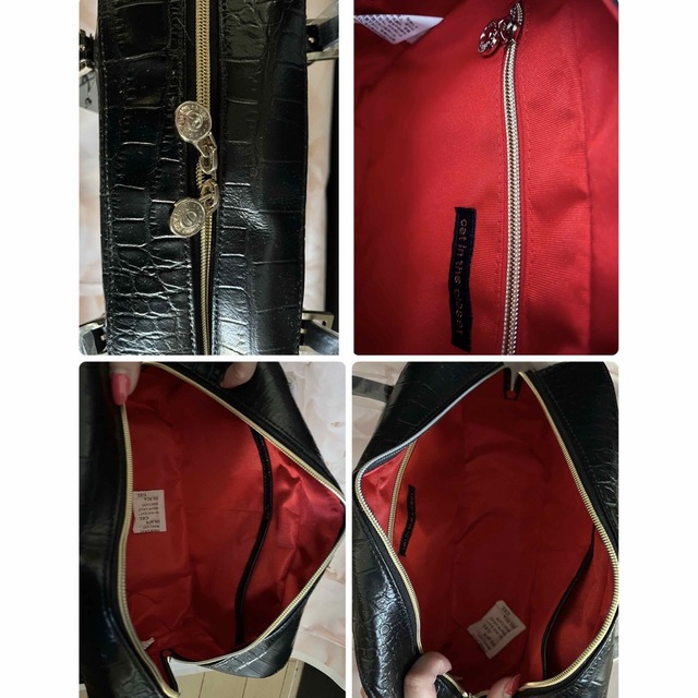 クロコダイル型押し★handbag  新品、未使用 レディースのバッグ(ハンドバッグ)の商品写真