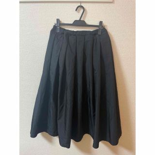 ブラックコムデギャルソン(BLACK COMME des GARCONS)のブラックコムデギャルソン♡ポリフレアスカート(ロングスカート)