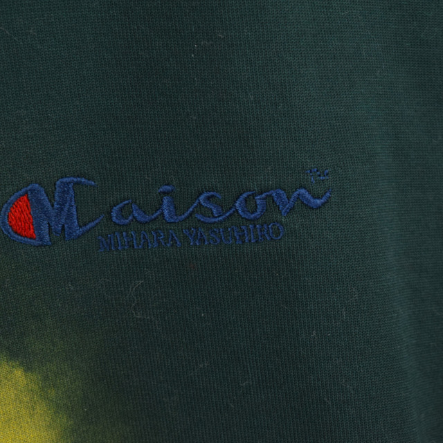 MIHARAYASUHIRO(ミハラヤスヒロ)のMIHARA YASUHIRO ミハラヤスヒロ Smily Face Printed T-shirt A09TS693 スマイリーフェイスプリント半袖Tシャツ カットソー グリーン メンズのトップス(Tシャツ/カットソー(半袖/袖なし))の商品写真