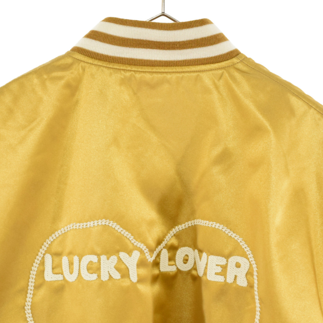 celine(セリーヌ)のCELINE セリーヌ Lucky lovers Teddy Jacket 2W635497M ラッキーラバーズ サテン生地 テディジャケット ブルゾン イエロー レディースのジャケット/アウター(ブルゾン)の商品写真