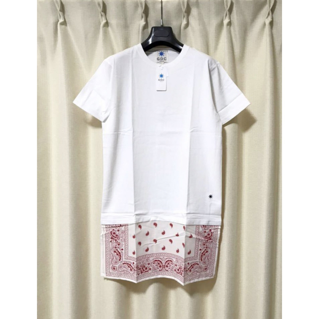 【新品】GDC バンダナ レイヤード Tシャツ L 定価8,800円 ブラック