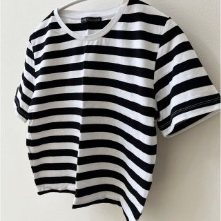 ザラ(ZARA)のZARA ボーダーTシャツ(Tシャツ(半袖/袖なし))